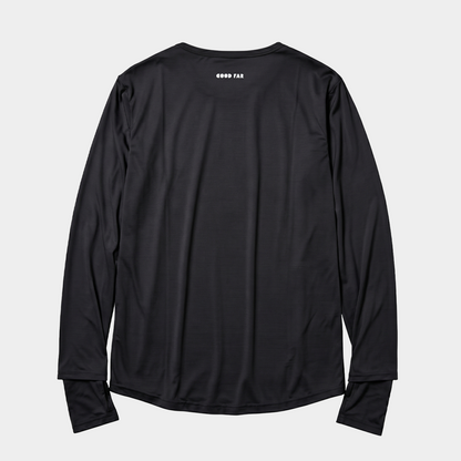 GRID-DRY Crew-neck Long sleeve Thumbhole + Watchhole