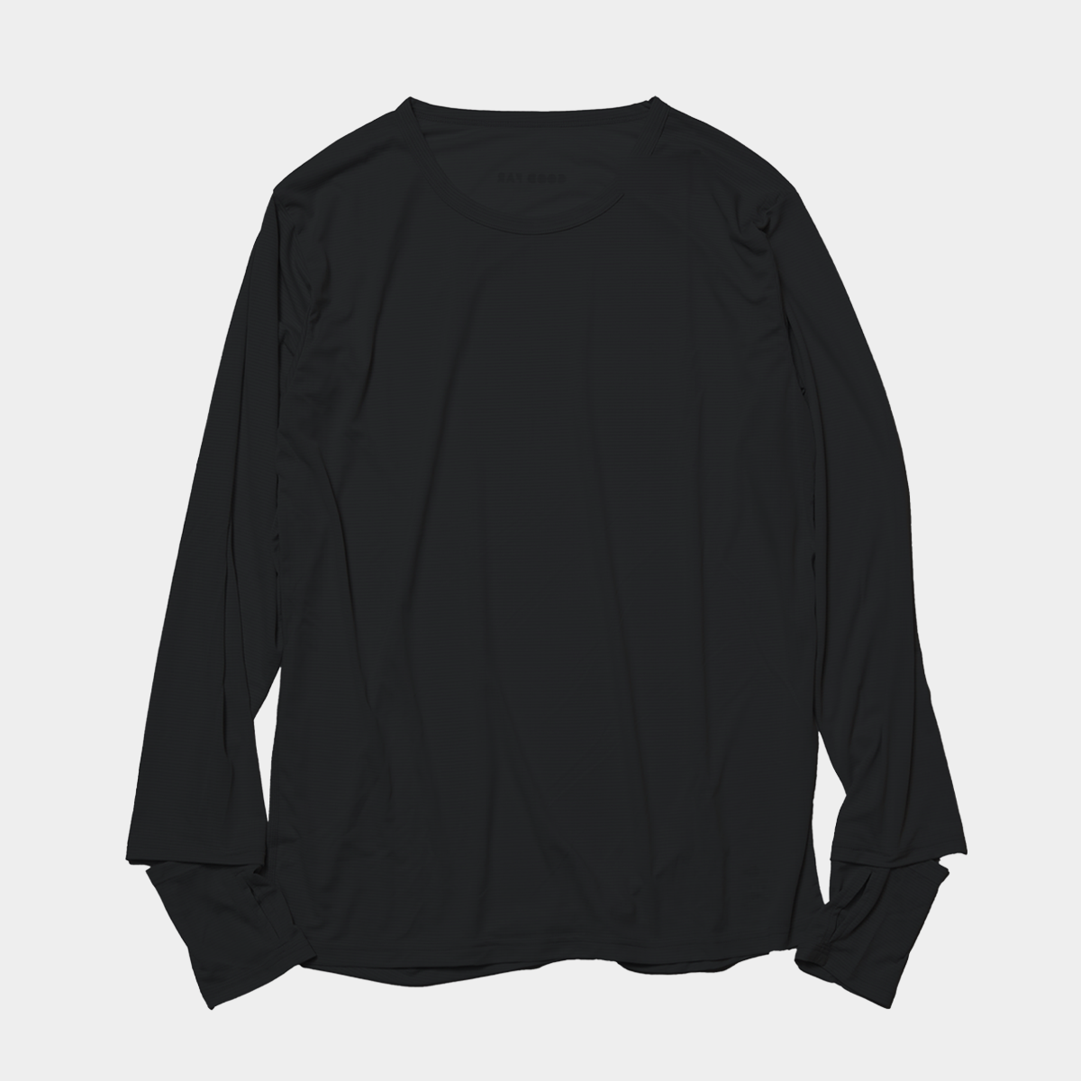 GRID-DRY Crew-neck Long sleeve Thumbhole + Watchhole