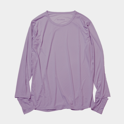 GRID-DRY Crew-neck Long sleeve Thumbhole + Watchhole