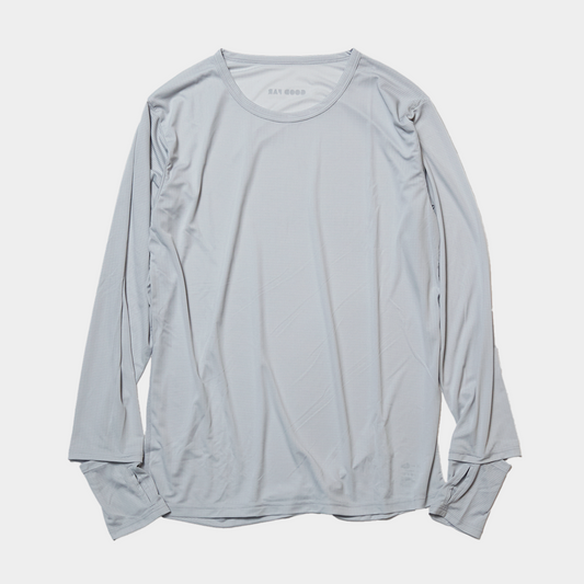 GRID-DRY Crew-neck Long sleeve Thumbhole + Watchhole